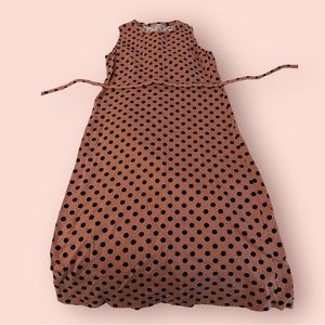 Zara - A line midi dress - polka dots!